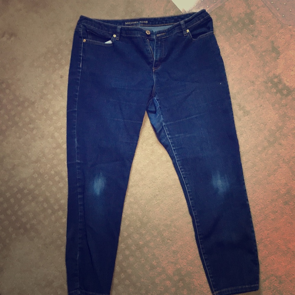 Michael Kors Jeans w/gold on the pockets